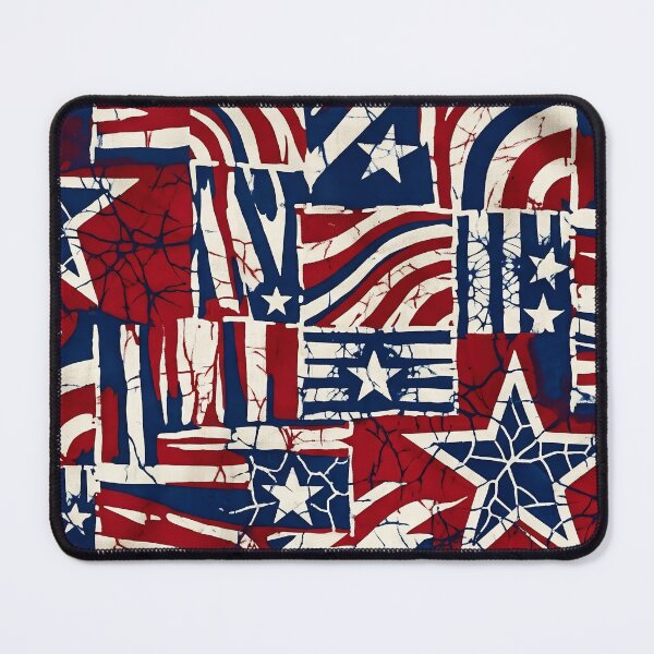 Item preview, Stars and Stripes Wax Resist designed and sold by LibertyForge-Co.