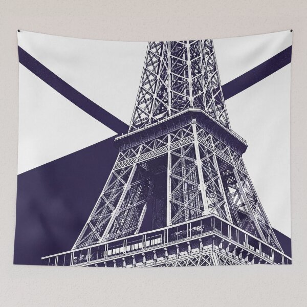 Item preview, Modern Eiffel Tower Poster designed and sold by PixorStudio.