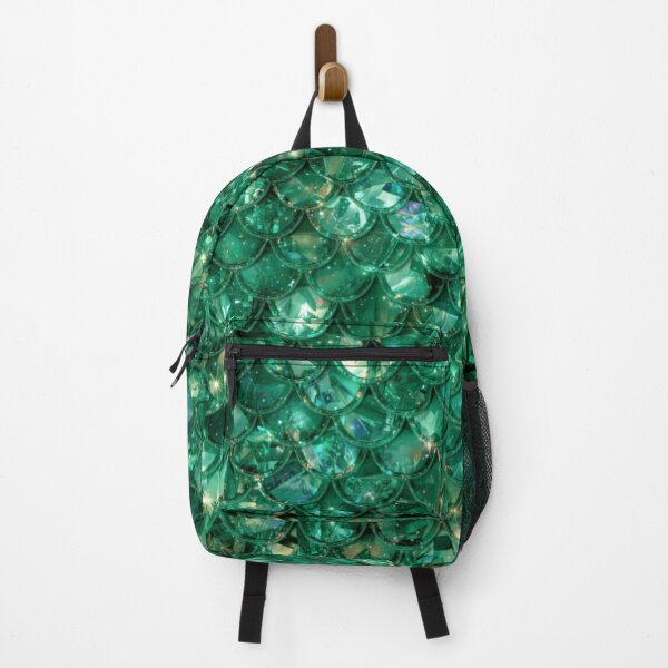 Item preview, Shiny Green Mermaid Print designed and sold by SeaStarMermaids.