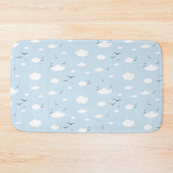 Item preview, Soft Clouds and Birds designed and sold by CeciReynaga.