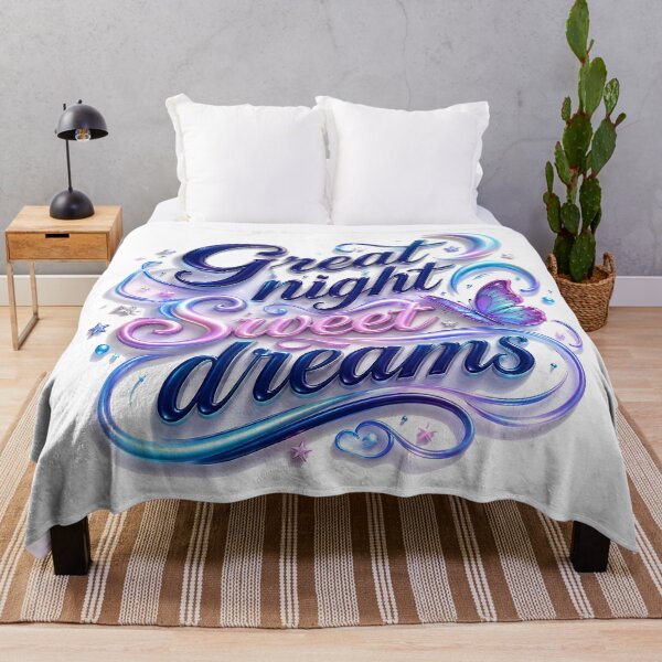 Item preview, Great Night Sweet Dreams Moonlight Butterfly Design designed and sold by BlissBlvdShop.