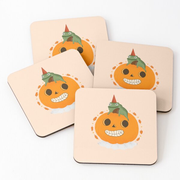 Item preview, Pumpkin People & Jason the Frog designed and sold by The Mossy Toadstool.
