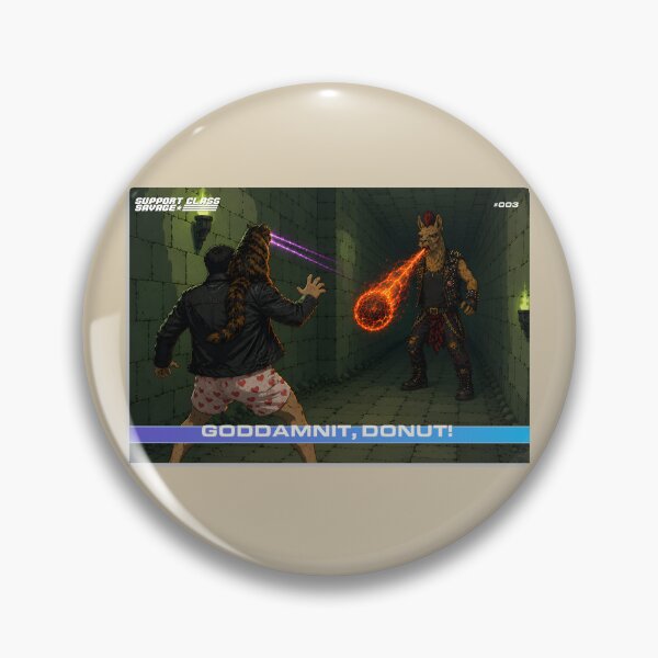 Item preview, Goddamnit, Donut! | Dungeon Crawler Carl Scene Card #003 | Fan Design designed and sold by SupportClassSavage.