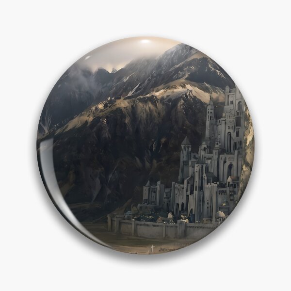 Item preview, Lord of the Rings White City Minas Tirith Deskmat Mouse Pad designed and sold by Senpaiwaves.