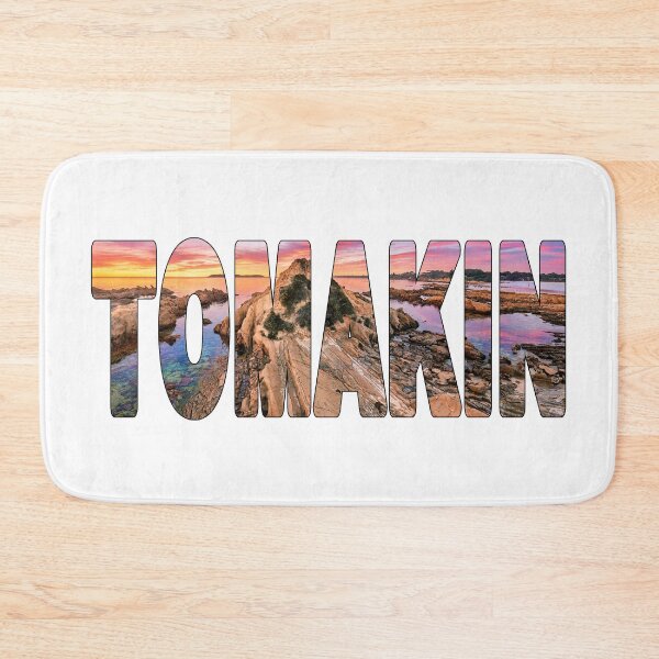 Item preview, TOMAKIN - Beach Cove Rocks Eurobodalla New South Wales Sunrise Glow designed and sold by Adam Gormley.