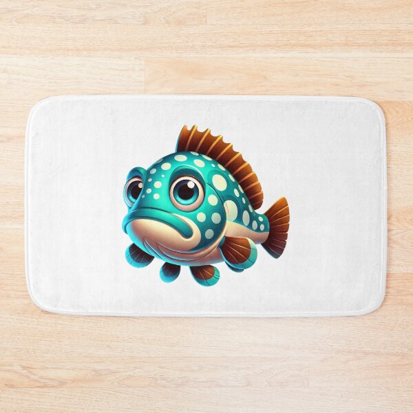 Item preview, Adorable Goliath Grouper Fish designed and sold by Sillytoe.