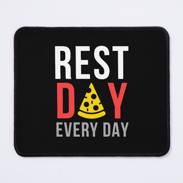 Item preview, Rest Day Every Day Funny Gym Humor T-Shirt Lazy Fitness Gift Anti Workout Tee designed and sold by TongTang.