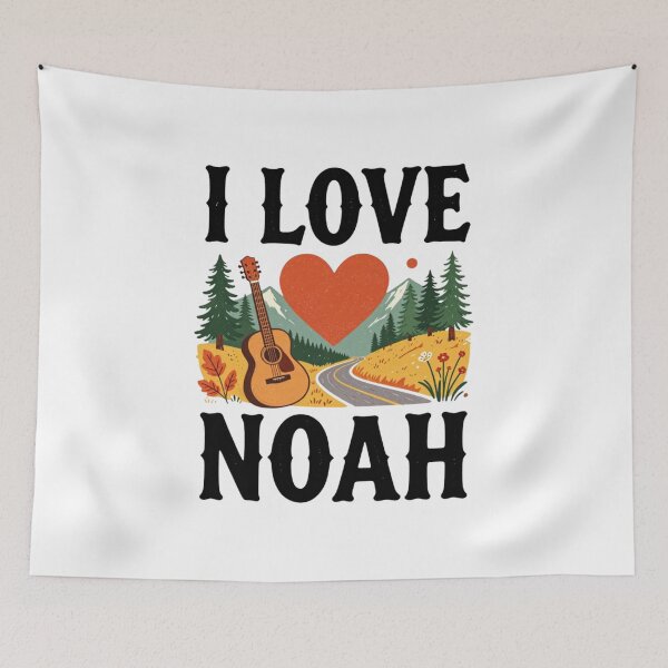Item preview, I LOVE NOAH INDIE-FOLK FAN AESTHETIC T-SHIRT designed and sold by Estte-creative.