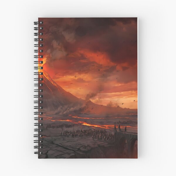 Item preview, Lord of the Rings Dark Tower Mordor Wasteland Deskmat Mouse Pad designed and sold by Senpaiwaves.