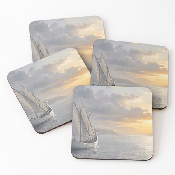Item preview, Lord of the Rings Grey Havens Coast Deskmat Mouse Pad designed and sold by Senpaiwaves.
