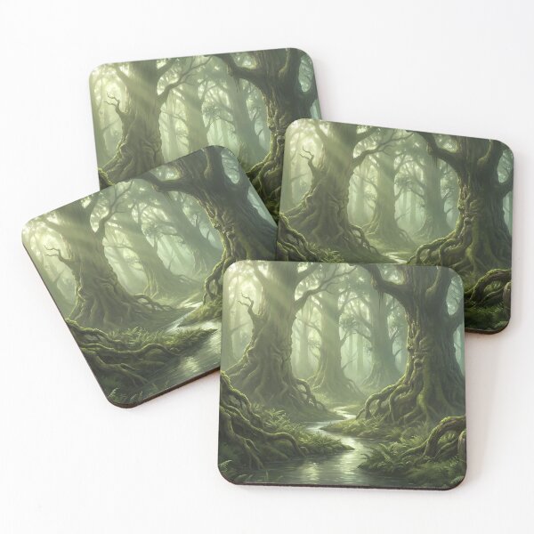 Item preview, Lord of the Rings Misty Forest Deskmat Large Mouse Pad designed and sold by Senpaiwaves.