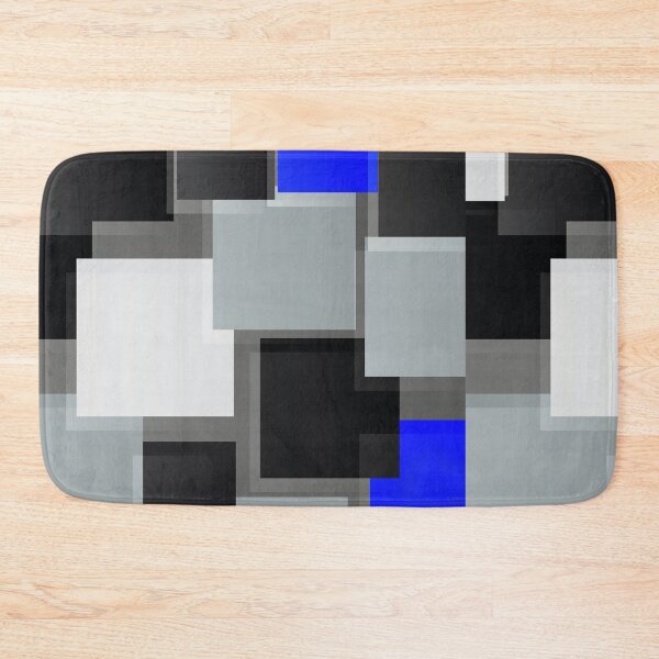 Item preview, Bold Blue, Sleek Gray, And Black Geometric Abstract designed and sold by DEC02.
