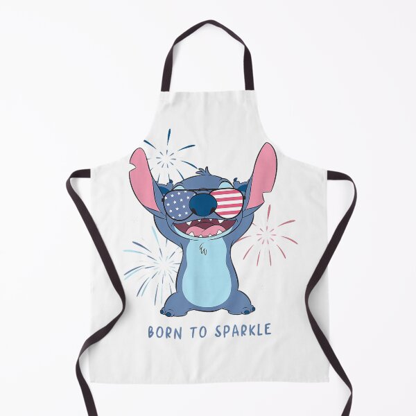 Item preview, Disney Lilo & Stitch 4th of July Born to Sparkle Americana T-Shirt designed and sold by RKdrawings.