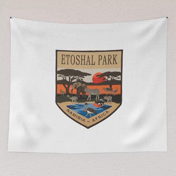 Item preview, Etoshal Park Namibia Africa Safari Wildlife Explorer designed and sold by Simsimah26Parks.