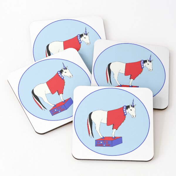 Item preview, Vote Unicorn Die Cut designed and sold by JoyousArt4u.