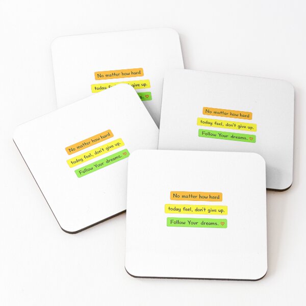 Item preview, Don't Give up, Follow Your Dreams designed and sold by neowana.