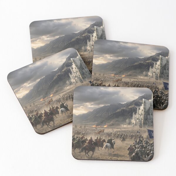 Item preview, Lord of the Rings Riverside Village Night Deskmat Mouse Pad designed and sold by Senpaiwaves.