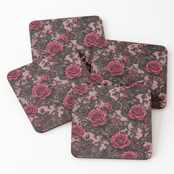 Item preview, Midnight Lace Roses designed and sold by ITSimagination.
