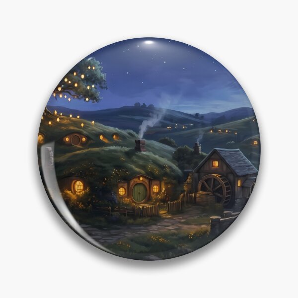Item preview, Lord of the Rings Hidden Waterfall City Deskmat Mouse Pad designed and sold by Senpaiwaves.