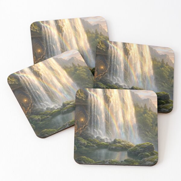Item preview, Lord of the Rings Glowing Crystal Cavern Deskmat Mouse Pad designed and sold by Senpaiwaves.