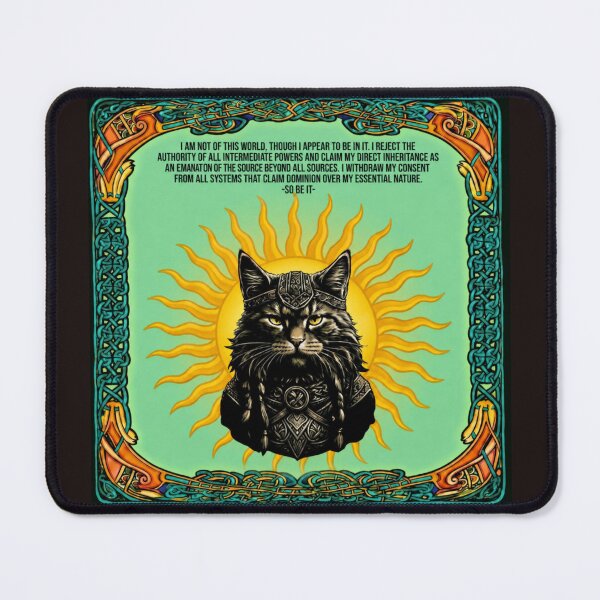 Item preview, VIKING CAT4~ A PRAYER, A MANTRA, A MEDITATION. POWER OF SOURCE, the ALLFATHER designed and sold by V3GFX.