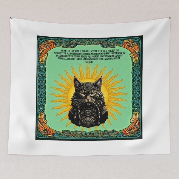 Item preview,  VIKING CAT4~ A PRAYER, A MANTRA, A MEDITATION. POWER OF SOURCE, the ALLFATHER designed and sold by V3GFX.