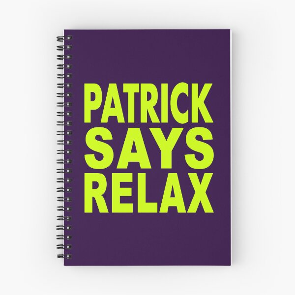 Item preview, Patrick Says Relax Neon Green designed and sold by Normbot2000.