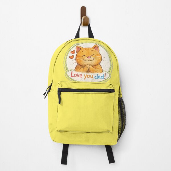 Item preview, Love You Dad - Cute Orange Cat Colored Pencil Art designed and sold by Arbacus.