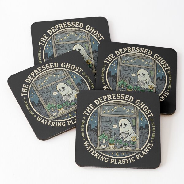 Item preview,  Depressed Ghost Watering Plastic Plants designed and sold by Dream Capsules.
