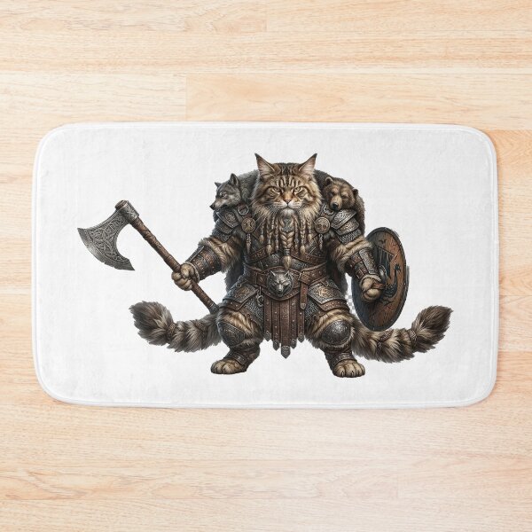 Item preview, Epic Viking Maine Coon Cat Warrior  designed and sold by Ponsak.