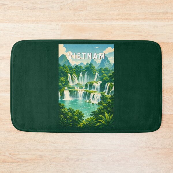 Item preview, Vietnam Illustration Travel Art Vintage designed and sold by KrisSidDesigns.