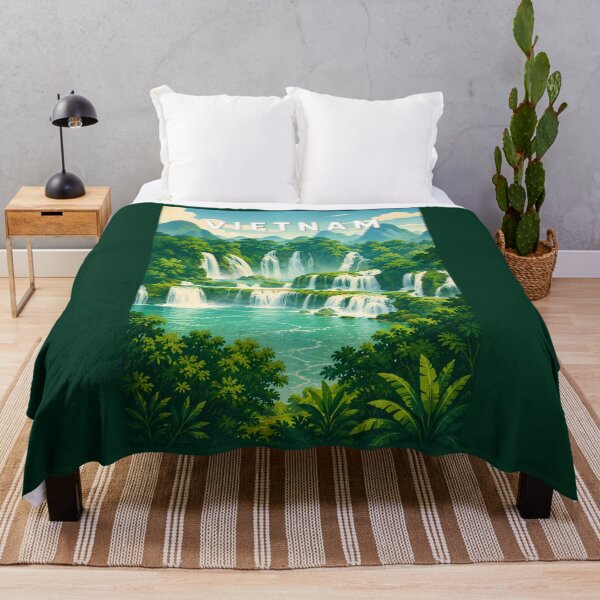 Item preview, Vietnam Illustration Travel Art Vintage designed and sold by KrisSidDesigns.