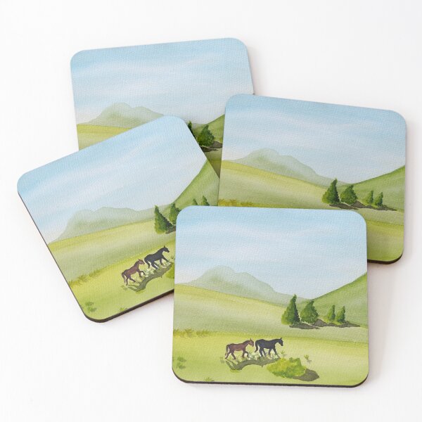 Item preview, Horse Trail In The Rolling Hills  designed and sold by KanzeeDesigns.