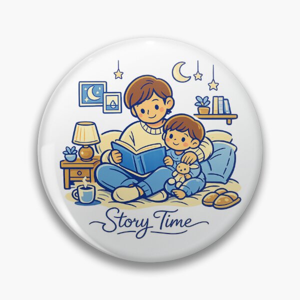 Item preview, Story Time – Father’s Day Moment designed and sold by LuveraxArt.