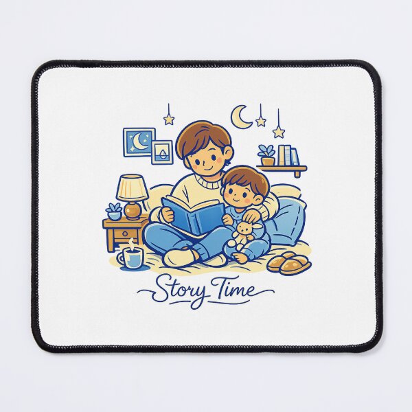Item preview, Story Time – Father’s Day Moment designed and sold by LuveraxArt.