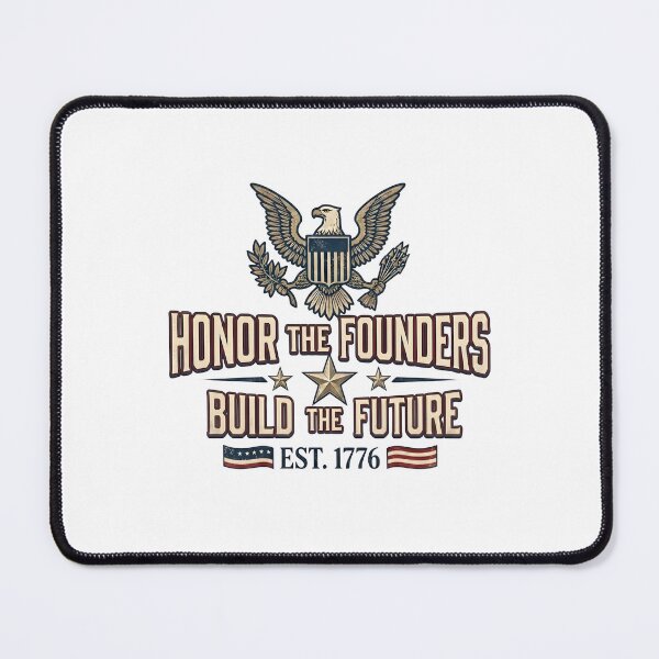 Item preview, Honor The Founders Build The Future Est 1776 - Vintage Patriotic American Eagle Design designed and sold by laughingshirts.