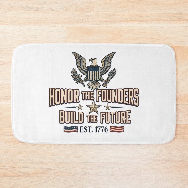 Item preview, Honor The Founders Build The Future Est 1776 - Vintage Patriotic American Eagle Design designed and sold by laughingshirts.