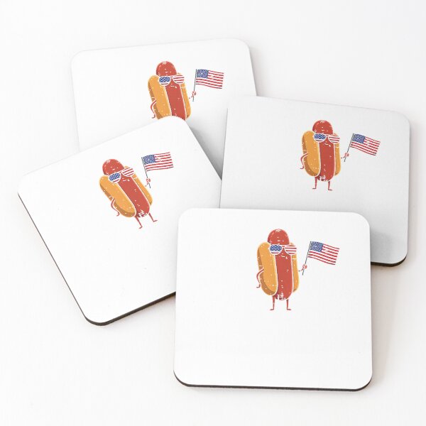 Item preview, 4th of July Hotdog USA Pocket Sausage Patriot Men Women Kids T-Shirt designed and sold by Badriiiii.