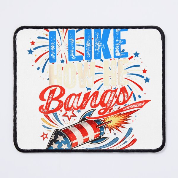 Item preview, 4th of July I Like How He Bangs - Matching She Explodes T-Shirt designed and sold by Cobra_Shop.