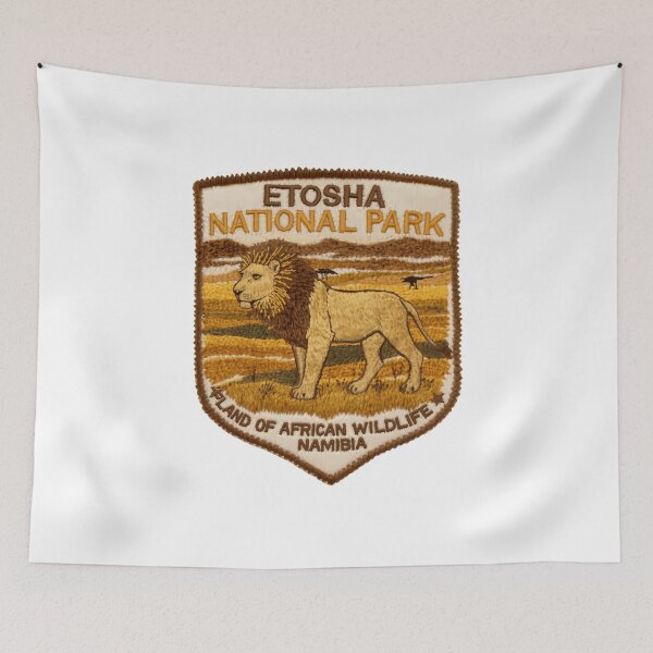 Item preview, Etosha National Park Land Of African Wildlife Namibia Lion Safari Travel Souvenir designed and sold by Simsimah26Parks.
