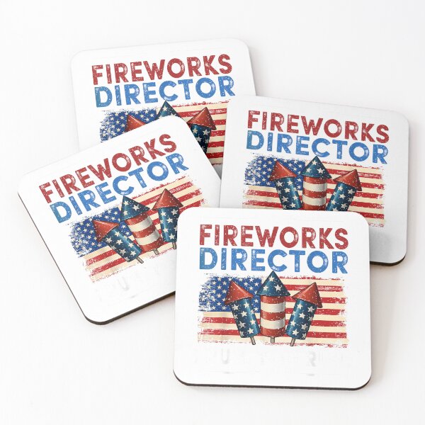 Item preview, Fireworks Director I Run You Run 4th of July Men Boys T-Shirt designed and sold by RKdrawings.