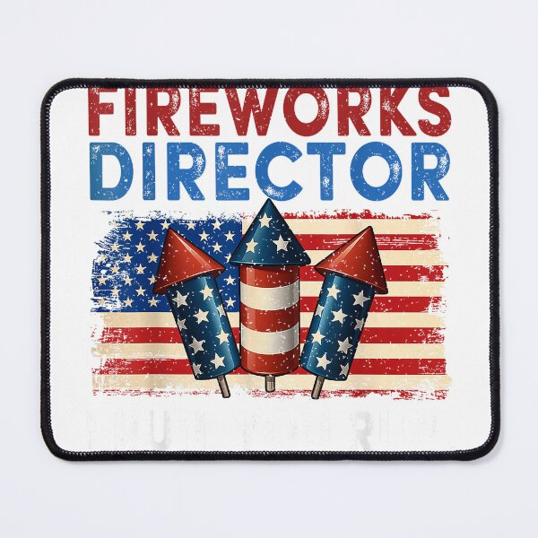 Item preview, Fireworks Director I Run You Run 4th of July Men Boys T-Shirt designed and sold by RKdrawings.