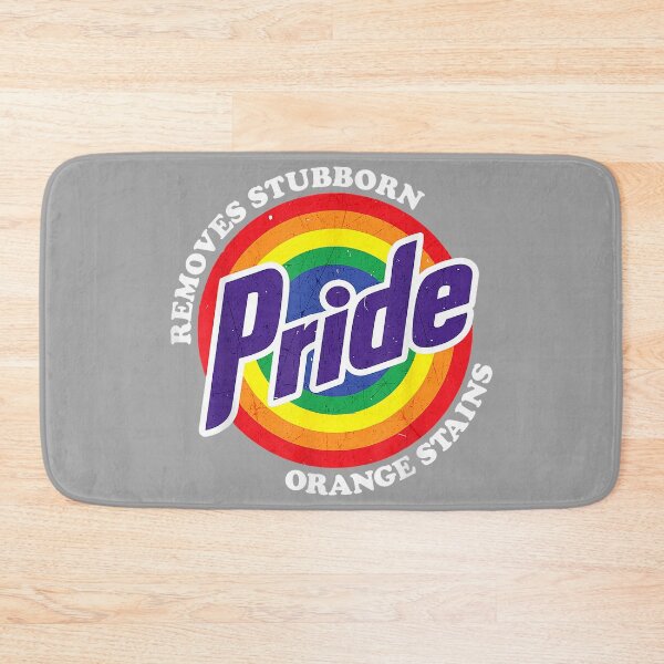 Item preview, Funny Gay Pride Removes Stubborn Orange Stains LGBT Humor designed and sold by GreggRoss.