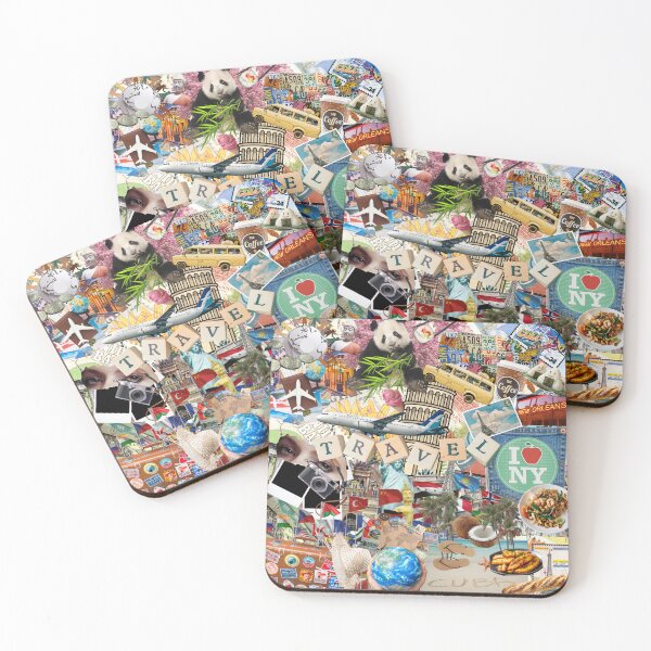 Item preview, Travel Photo Collage Art (Co-Created Design)-Side by Side Studio designed and sold by Side By Side Studio.