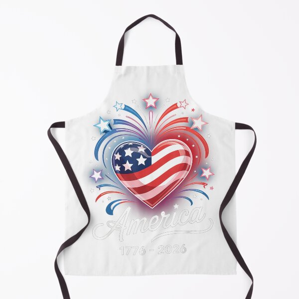 Item preview, Flag Heart 1776 2026 July 4th 250th Birthday T-Shirt designed and sold by kevincuellar.