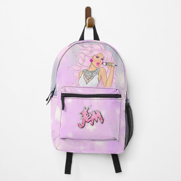 Item preview, Pink Sparkle Jem and the Holograms Backpack and Duffle designed and sold by RahniNM.