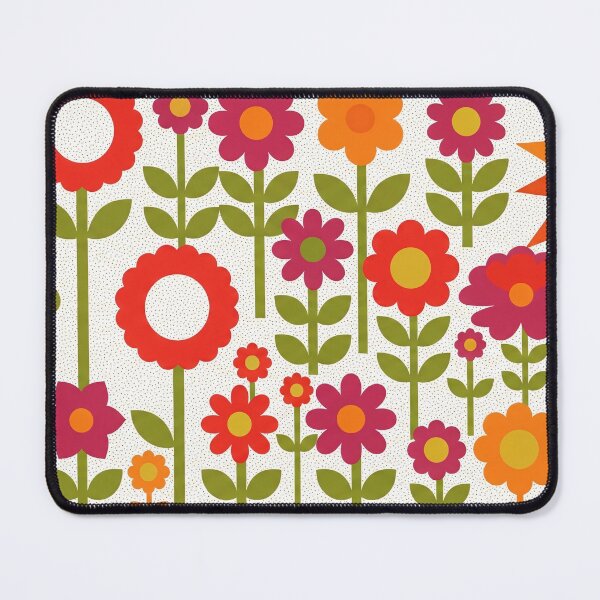 Item preview, Retro Pop Flower Field designed and sold by PixorStudio.