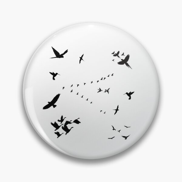Item preview, Flying Birds Pattern designed and sold by CeciReynaga.
