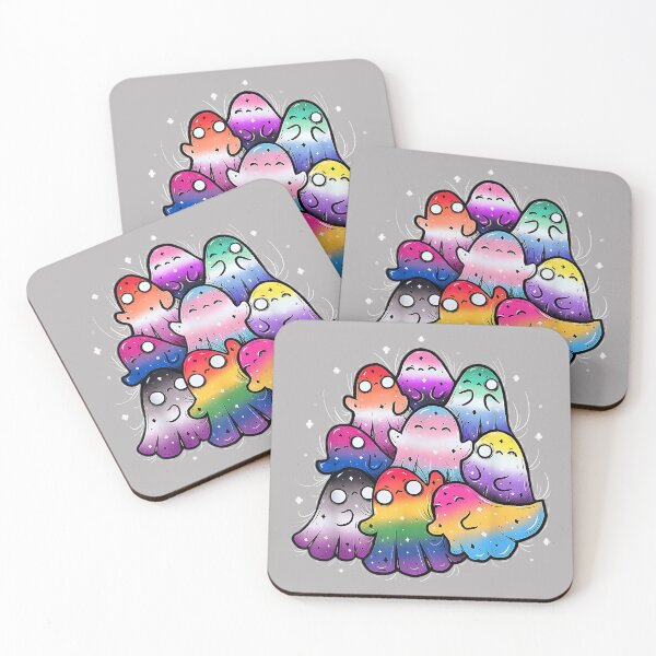 Item preview, Funny Ghost Rainbow LGBT Lesbian Gay Bisexual Trans Pride designed and sold by GreggRoss.