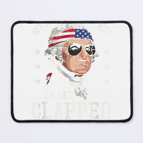 Item preview, 4th of July Stay Strapped Get Clapped Washington Men Women T-Shirt designed and sold by Voila-creative.